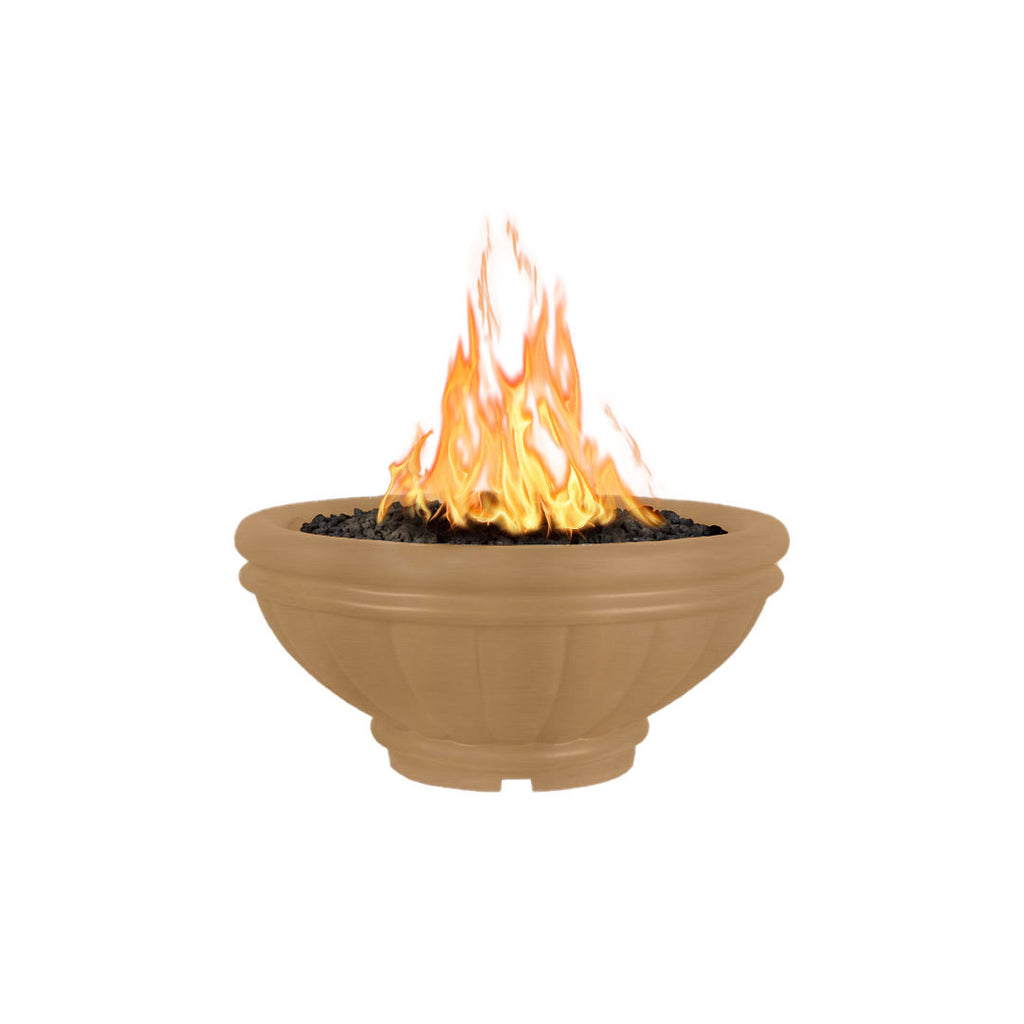 TOP Fires by The Outdoor Plus Roma Round Concrete Gas Fire Bowl