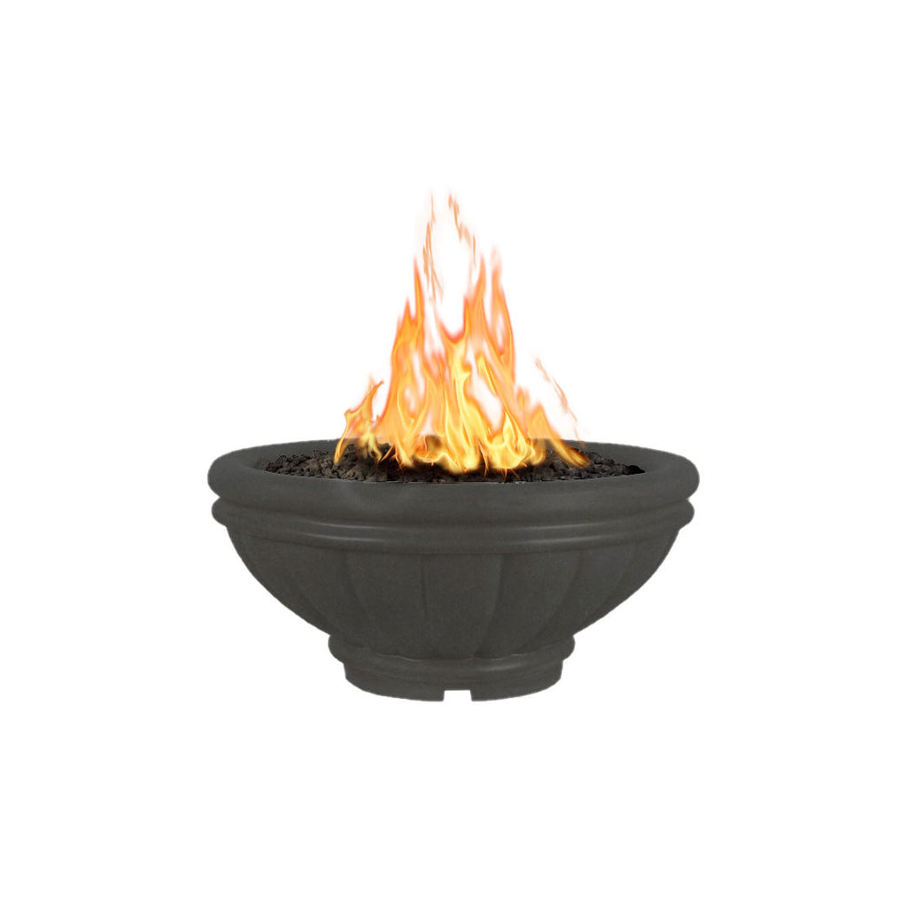 TOP Fires by The Outdoor Plus Roma Round Concrete Gas Fire Bowl