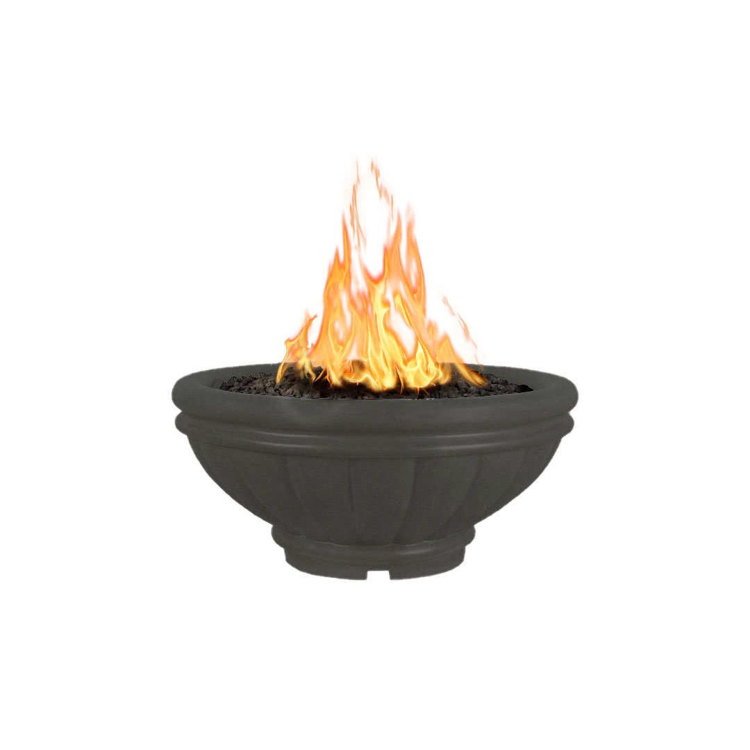 TOP Fires by The Outdoor Plus Roma Round Concrete Gas Fire Bowl
