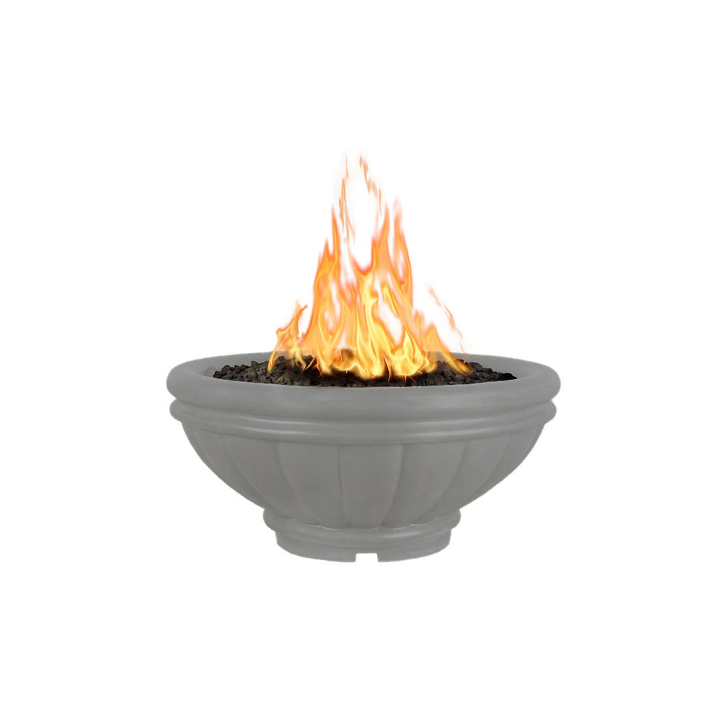 TOP Fires by The Outdoor Plus Roma Round Concrete Gas Fire Bowl