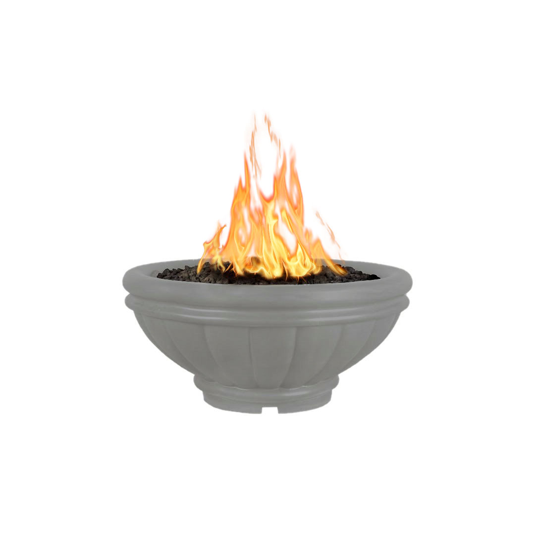 TOP Fires by The Outdoor Plus Roma Round Concrete Gas Fire Bowl