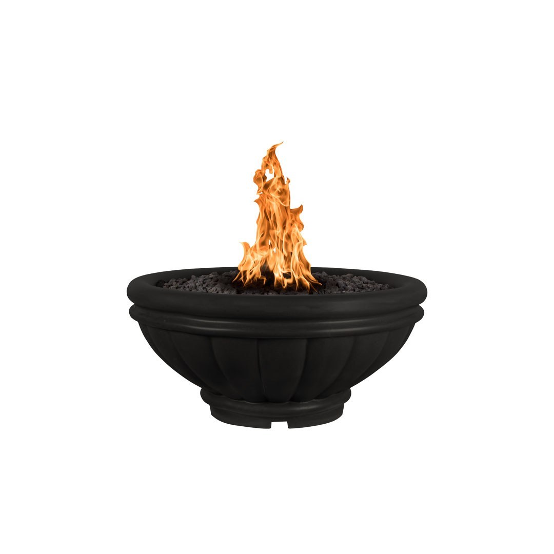 TOP Fires by The Outdoor Plus Roma Round Concrete Gas Fire Bowl
