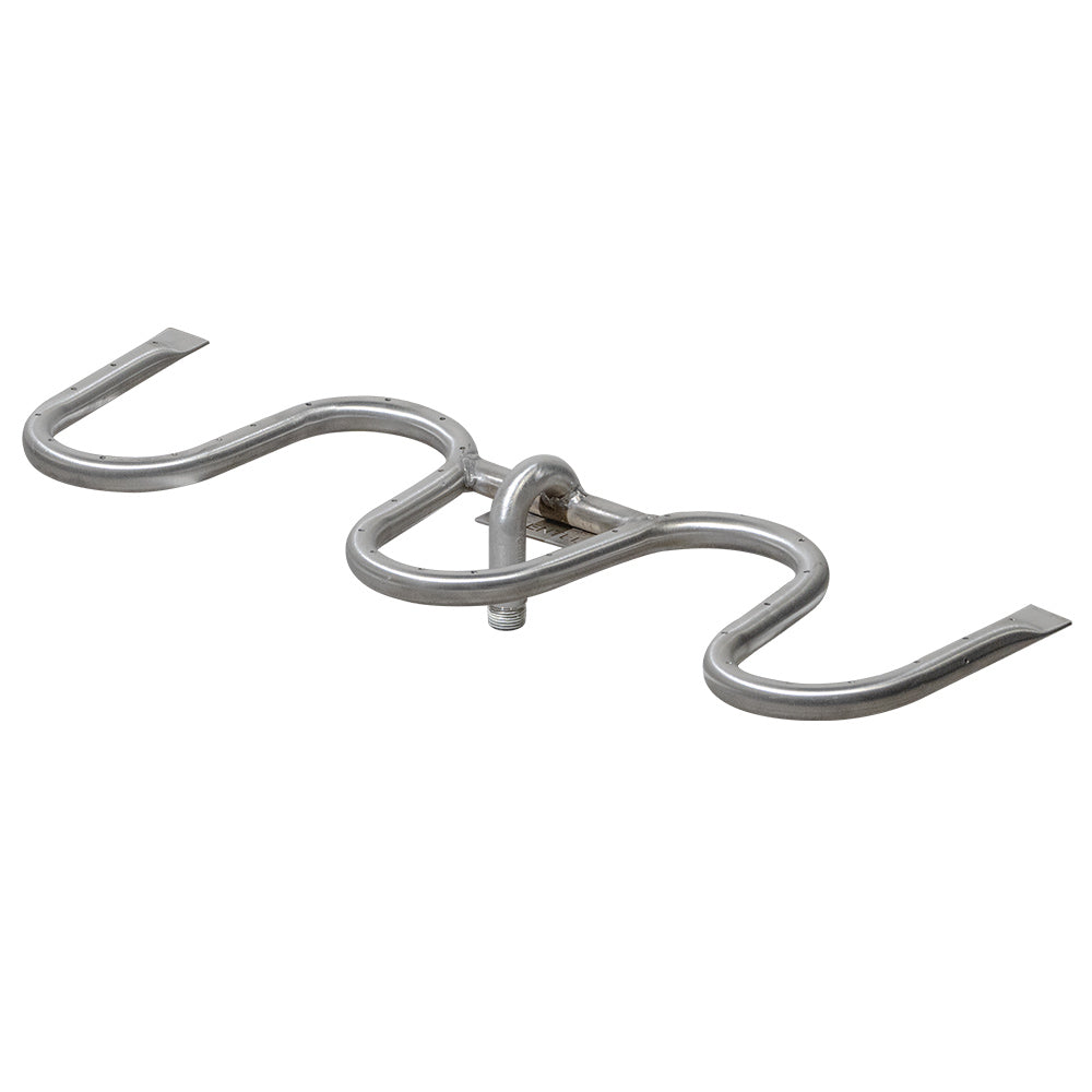 The Outdoor Plus OPT-SBx Stainless Steel Switch Back Gas Fire Pit Burner