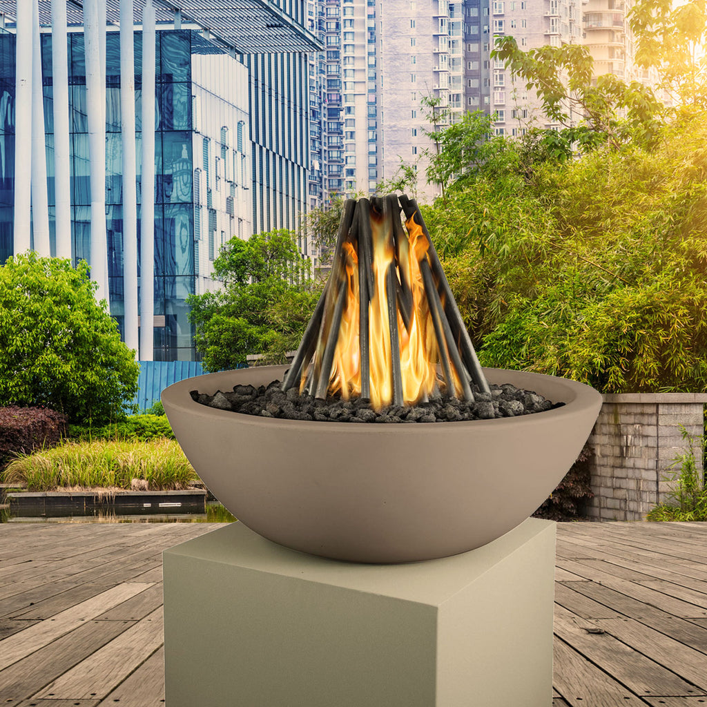 The Outdoor Plus Solid Steel Logs,