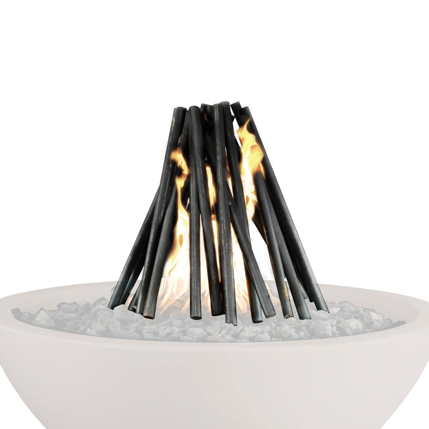 The Outdoor Plus Solid Steel Logs,
