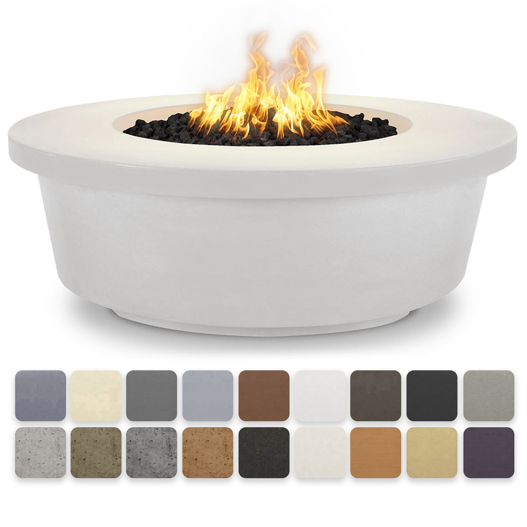 TOP Fires by The Outdoor Plus Tempe 48-Inch Round Concrete Gas Fire Pit