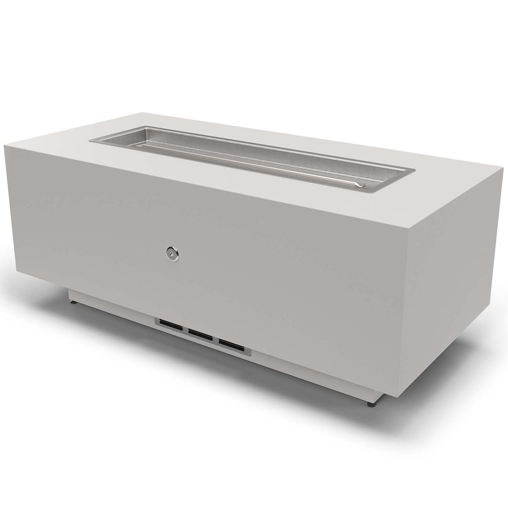 The Outdoor Plus OPT-UCTDR84PB Ready-to-Finish Catalina Rectangle Fire Pit Kit, 84x36-Inch