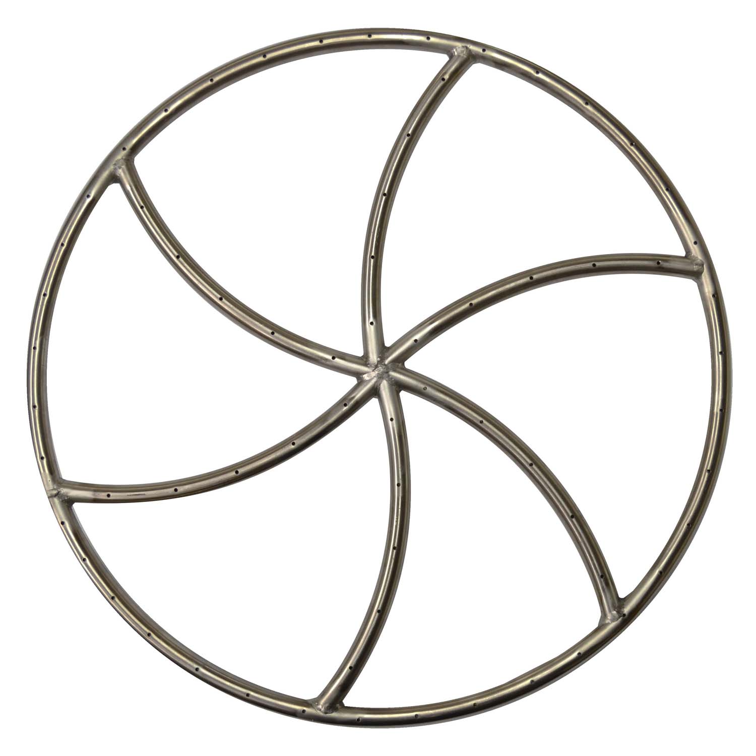 The Outdoor Plus OPT-Wxx Stainless Steel Wheel Gas Fire Pit Burner