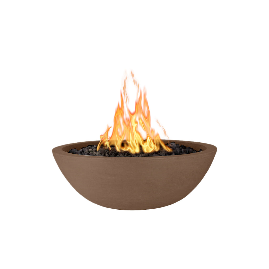 TOP Fires by The Outdoor Plus Sedona Round Concrete Gas Fire Bowl