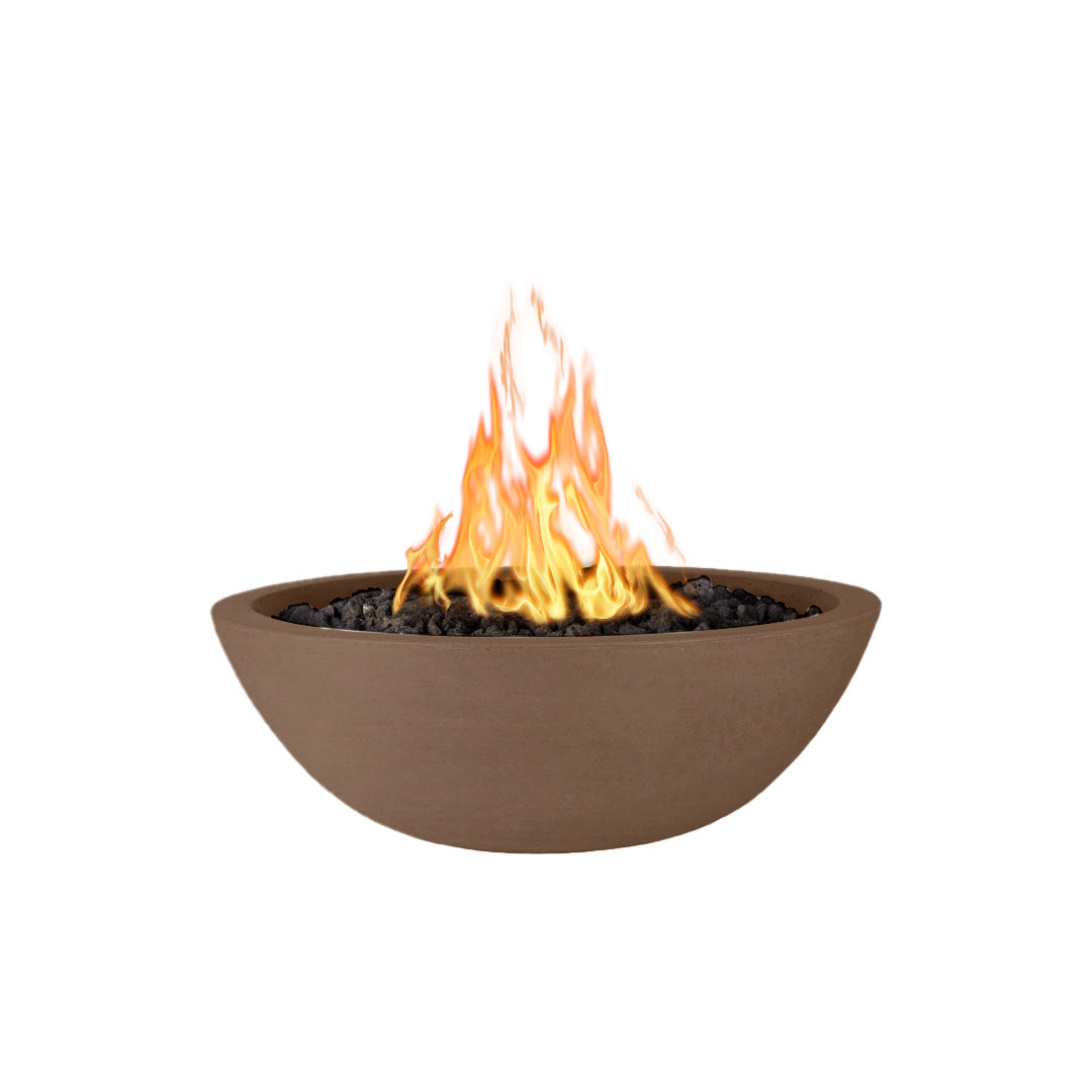 TOP Fires by The Outdoor Plus Sedona Round Concrete Gas Fire Bowl
