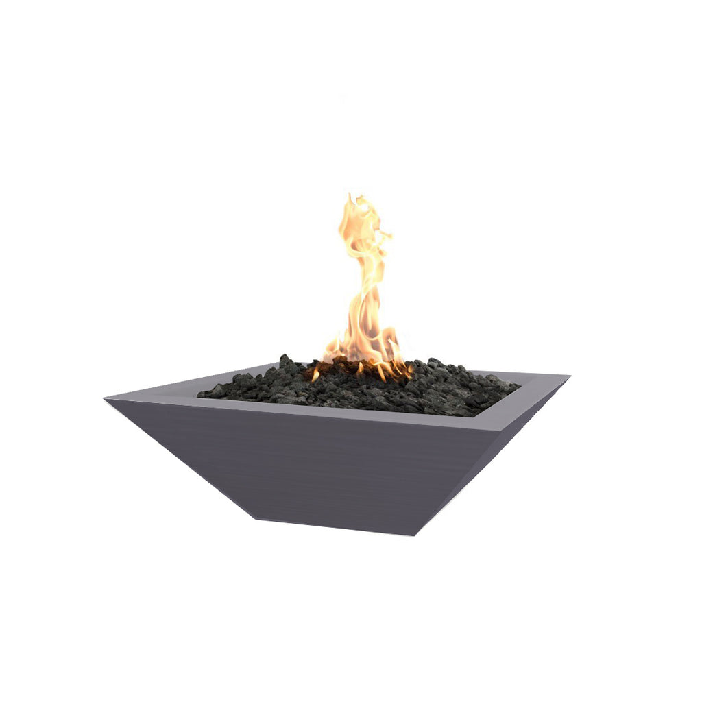 TOP Fires by The Outdoor Plus Maya Square Concrete Gas Fire Bowl