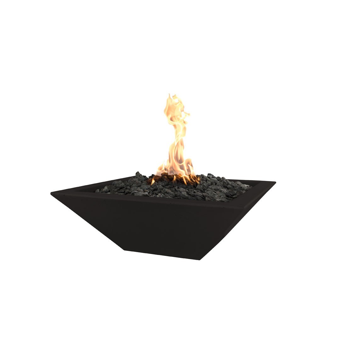 TOP Fires by The Outdoor Plus Maya Square Concrete Gas Fire Bowl