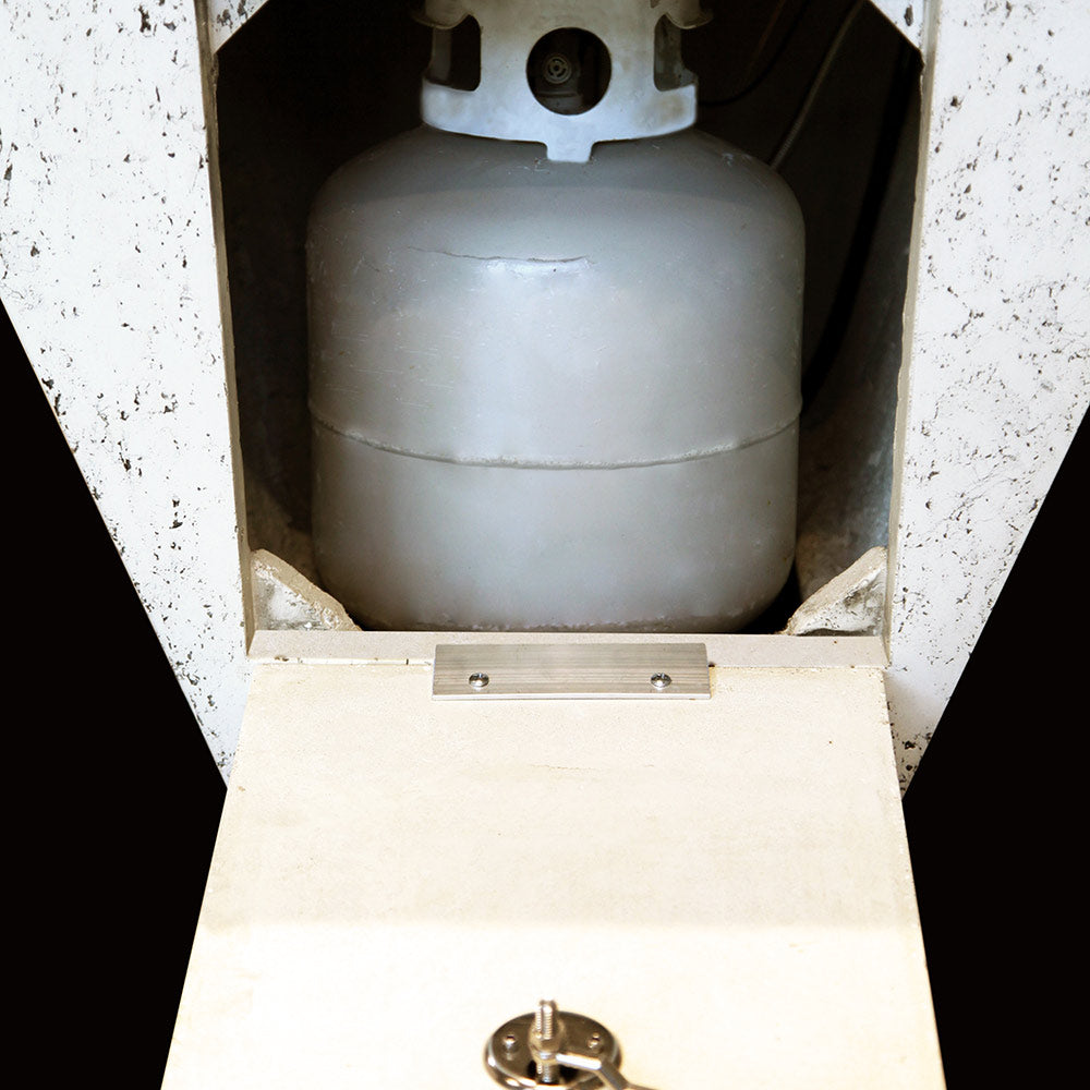 Grand Canyon ORECFT-723024 Olympus Extra Tall 72x30-Inch Rectangular Concrete Propane Fire Pit