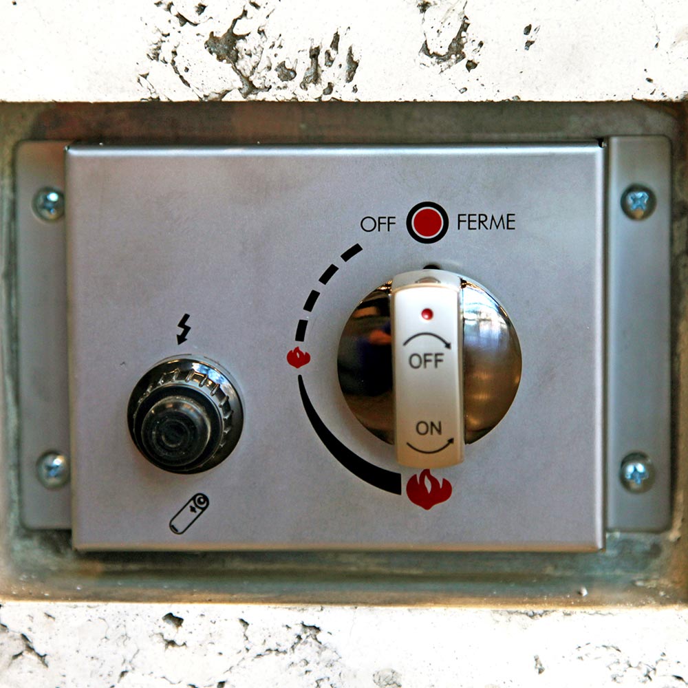 Grand Canyon ORECFT-723024 Olympus Extra Tall 72x30-Inch Rectangular Concrete Propane Fire Pit