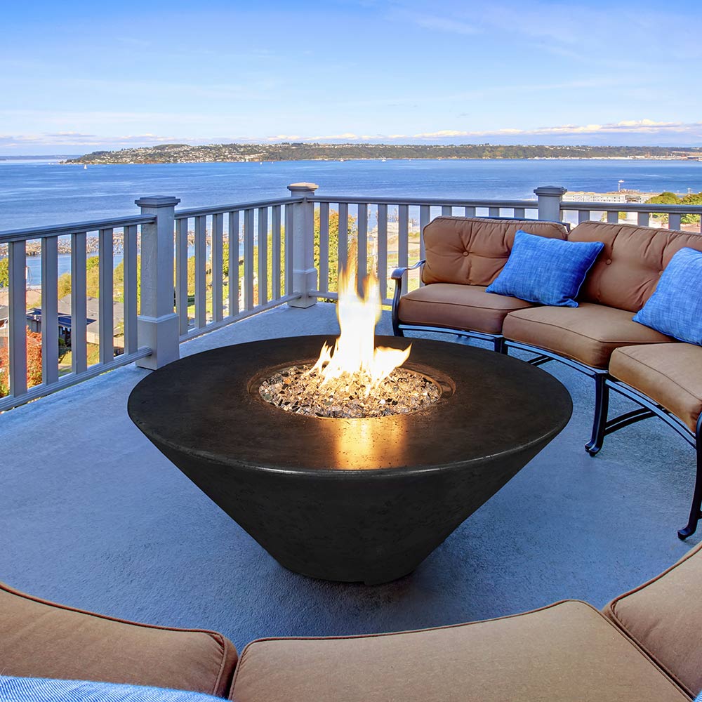 Grand Canyon ORFT-4418D Olympus 44-Inch Round Concrete Gas Fire Pit