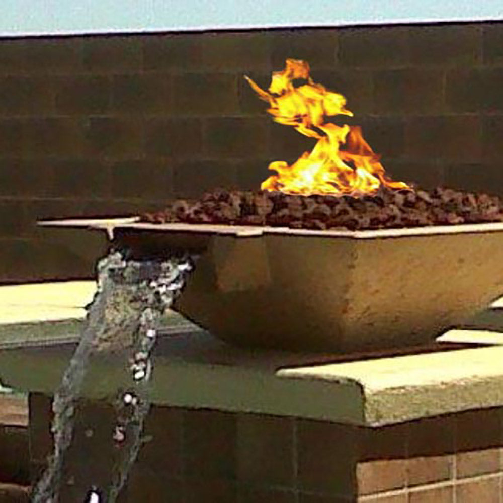 Fire by Design MGSOS3008 Oblique Scupper 30-Inch Fire and Water Bowl