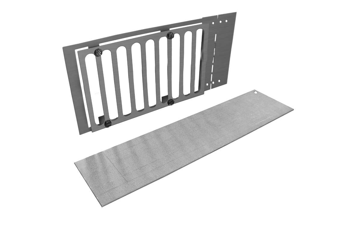 Firegear Paver Vent Kit with Mounting Plate and Lintel, 5.625x8-inches