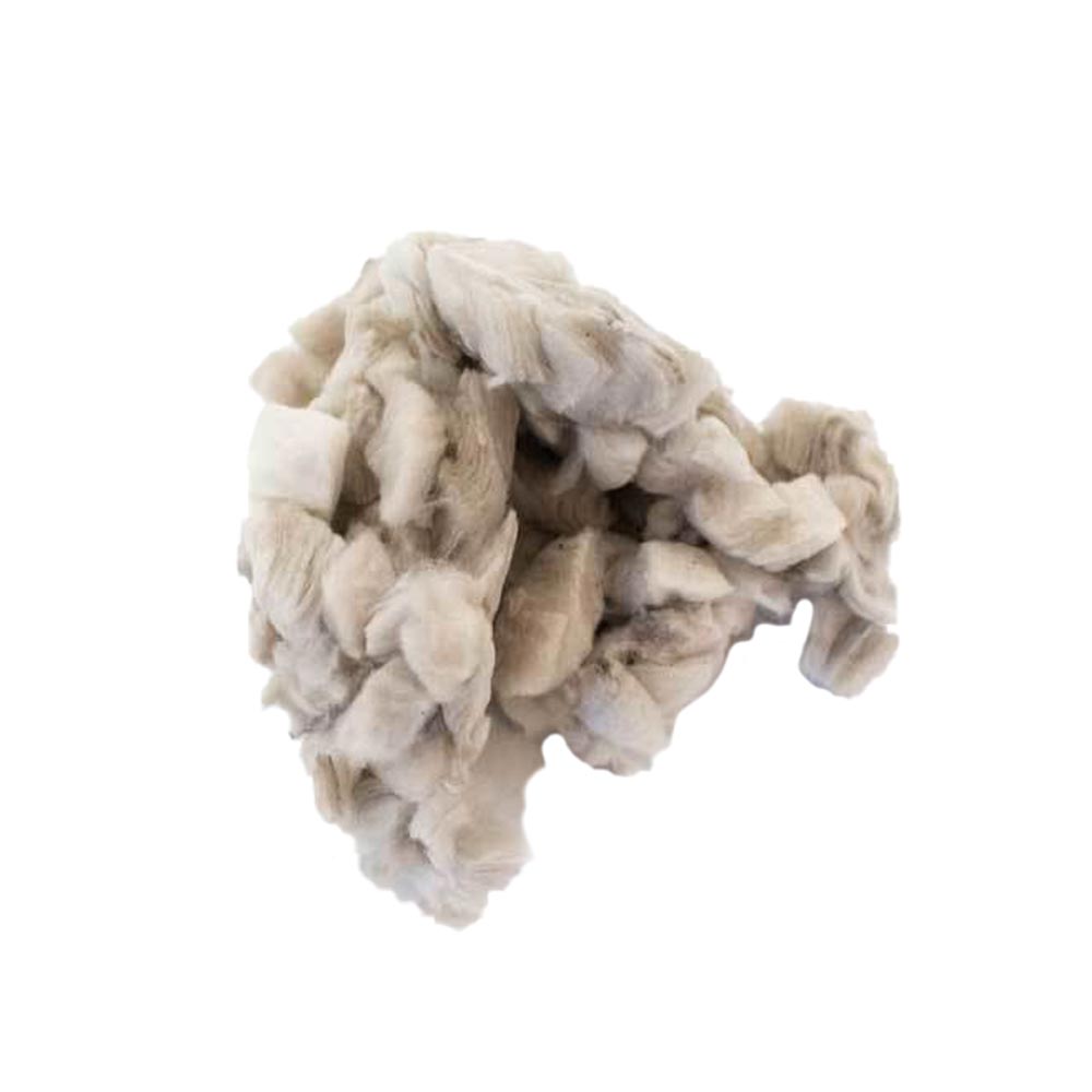 Decorative ember pieces, light gray, bundled shredded material