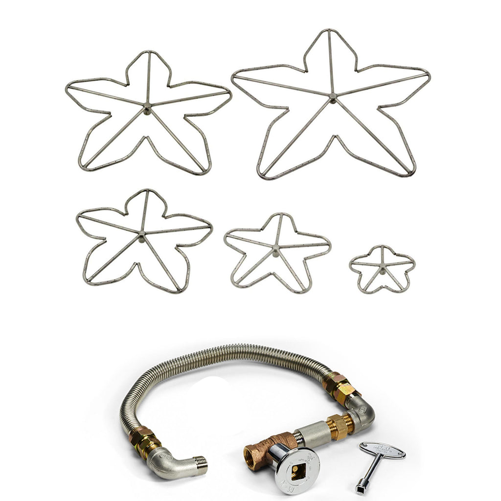 HPC Fire Penta Match Light Gas Fire Pit Kit