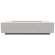 Prism Hardscapes Tavola 66 Slim Concrete Gas Fire Pit, 66x30-Inch