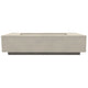 Prism Hardscapes Tavola 66 Slim Concrete Gas Fire Pit, 66x30-Inch