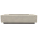 Prism Hardscapes Tavola 66 Slim Concrete Gas Fire Pit, 66x30-Inch
