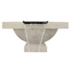 Prism Hardscapes Ibiza Concrete Gas Fire and Water Bowl, 31.25-Inch