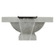 Prism Hardscapes Ibiza Concrete Gas Fire Bowl, 31.25-Inch