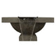 Prism Hardscapes Ibiza Concrete Gas Fire and Water Bowl, 31.25-Inch