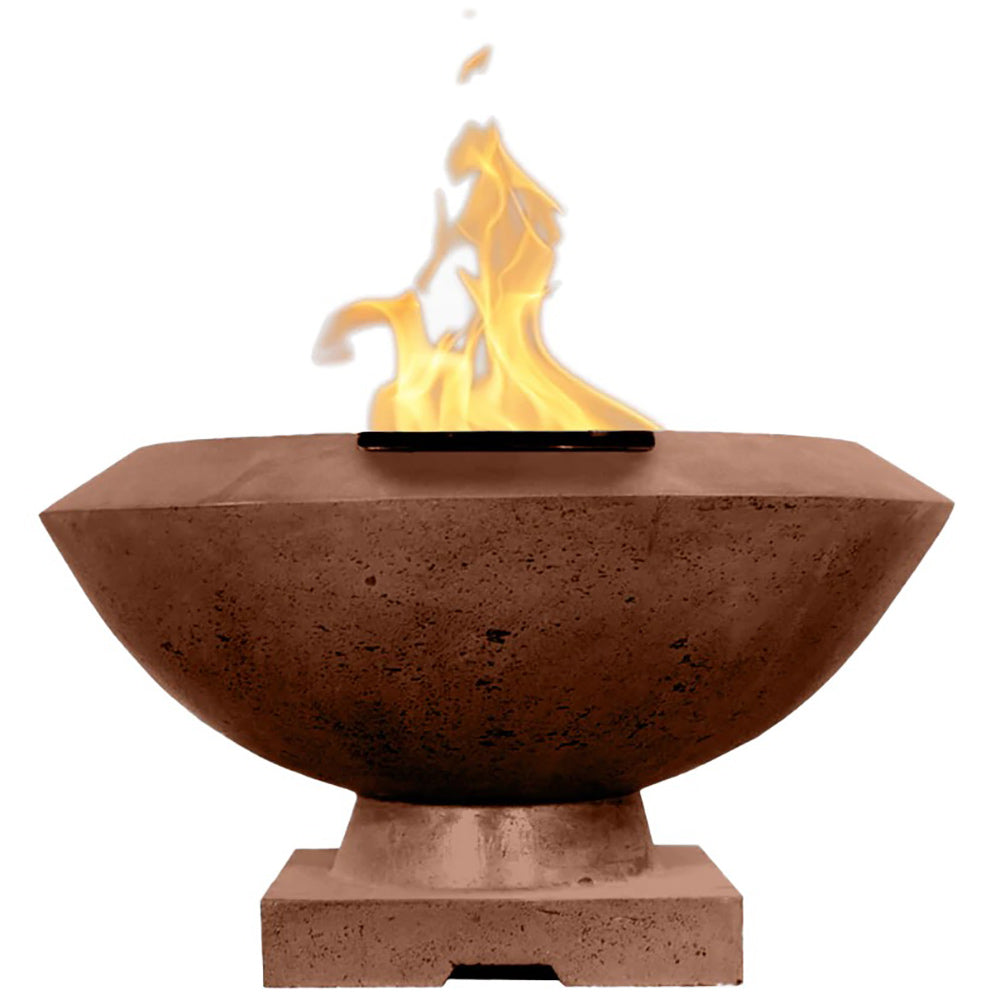 Prism Hardscapes Toscano Concrete Gas Fire Bowl, 33-Inch