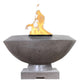 Prism Hardscapes Toscano Concrete Gas Fire Bowl, 33-Inch