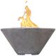 Prism Hardscapes Verona Concrete Gas Fire Bowl, 32.5-Inch