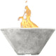 Prism Hardscapes Verona Concrete Gas Fire Bowl, 32.5-Inch