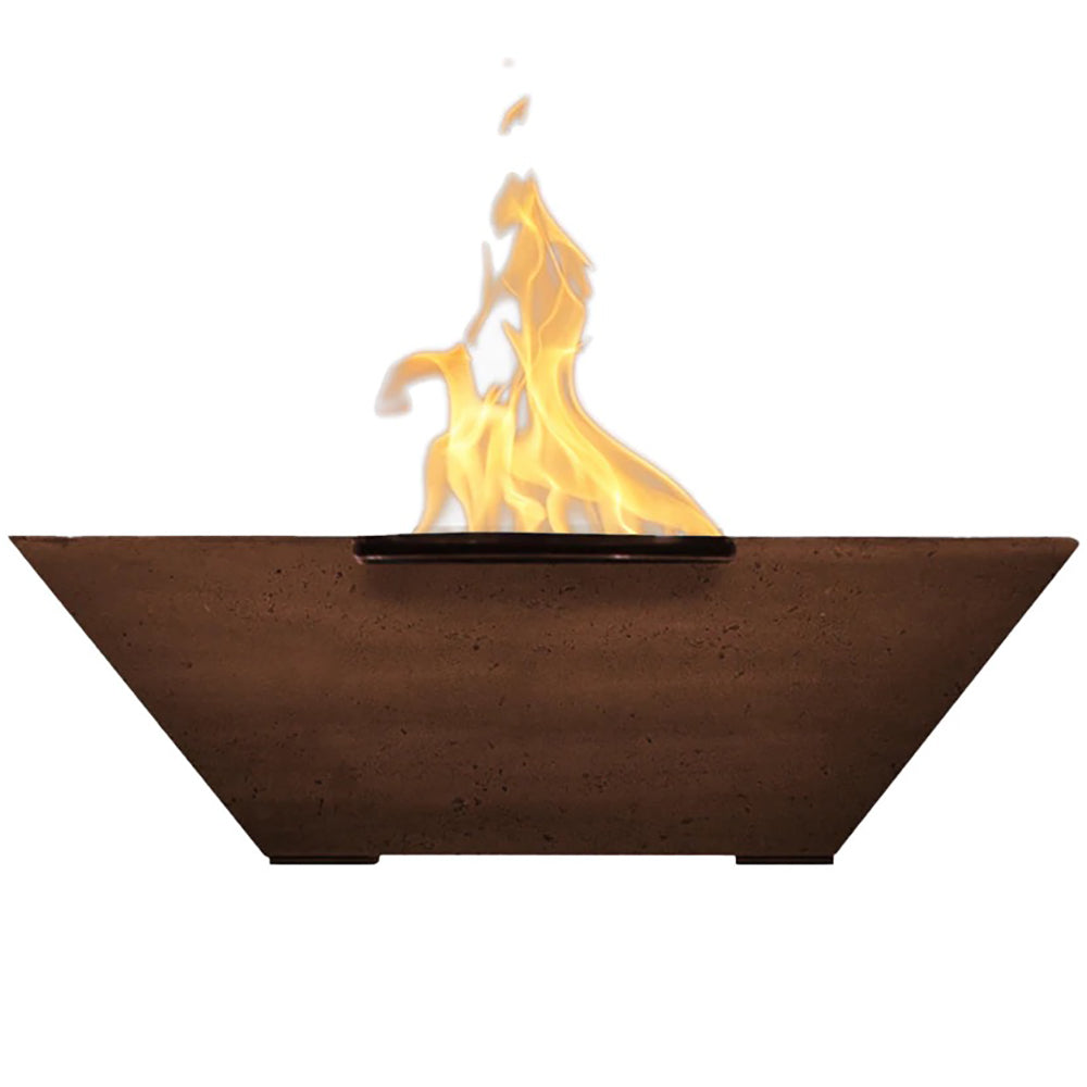 Prism Hardscapes Lombard Concrete Gas Fire Bowl, 29x29-Inch