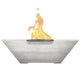 Prism Hardscapes Lombard Concrete Gas Fire Bowl, 29x29-Inch