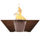 Prism Hardscapes Lombard Concrete Gas Fire and Water Bowl, 29x29-Inch