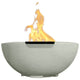 Prism Hardscapes Moderno 2 Concrete Gas Fire Bowl, 29-Inch