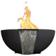 Prism Hardscapes Moderno 2 Concrete Gas Fire and Water Bowl, 29-Inch