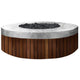Prism Hardscapes Hampton Concrete Gas Fire Pit, 48-Inch