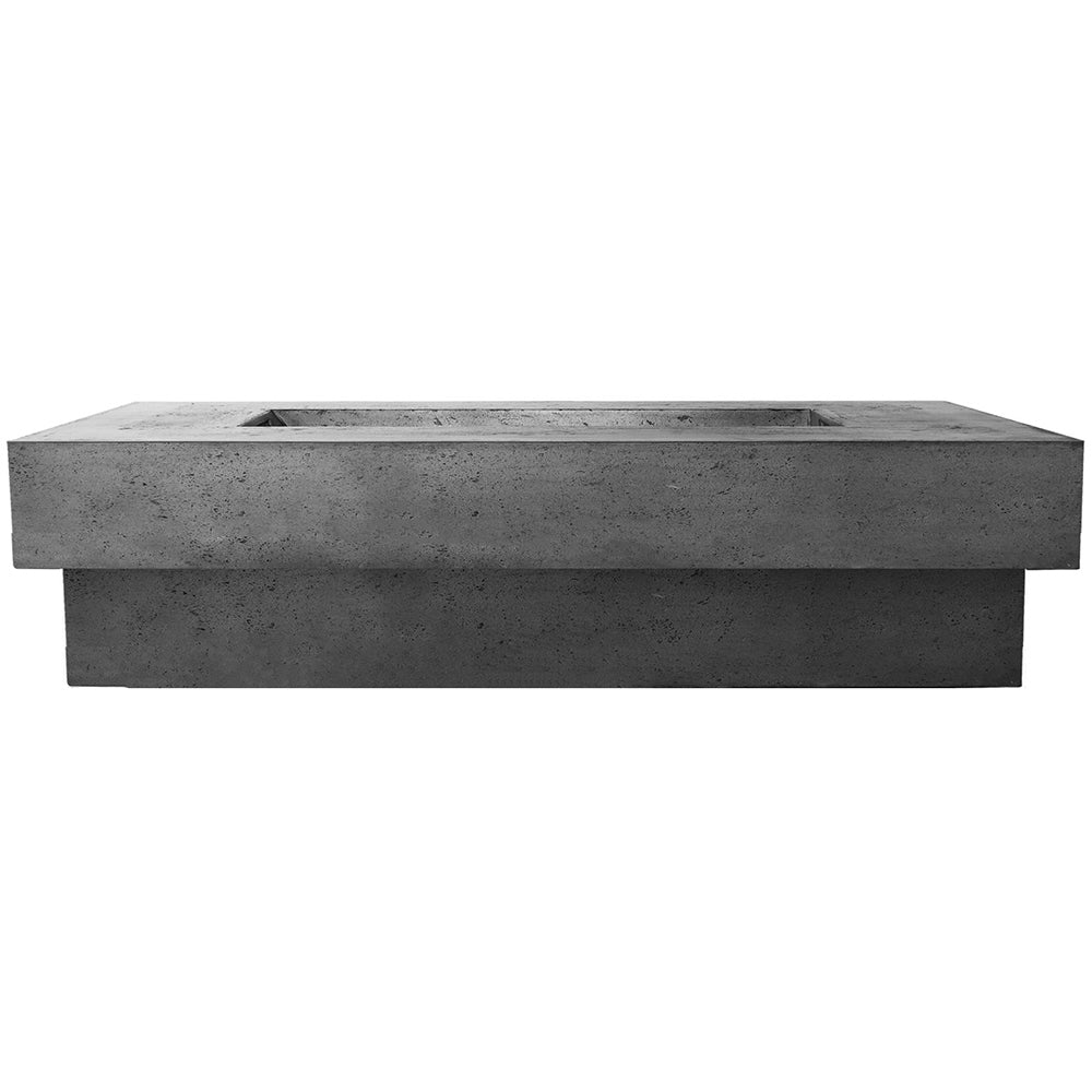 Prism Hardscapes Elevate Concrete Gas Fire Pit, 80x38-Inch