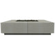 Prism Hardscapes Largo Concrete Gas Fire Pit, 72x72-Inch