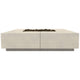Prism Hardscapes Largo Concrete Gas Fire Pit, 96x96-Inch