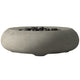 Prism Hardscapes Pietra Concrete Gas Fire Bowl, 48.75-Inch