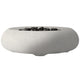 Prism Hardscapes Pietra Concrete Gas Fire Bowl, 48.75-Inch