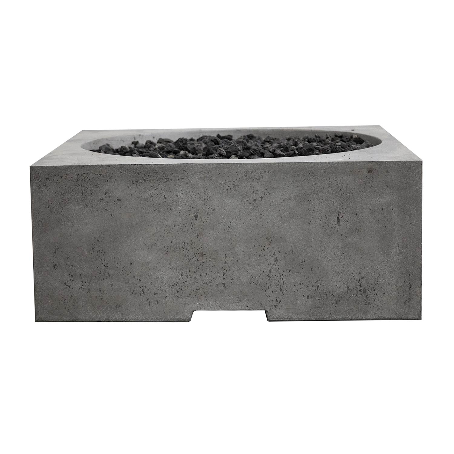 Prism Hardscapes Piazza Concrete Gas Fire Pit, 39x39-Inch