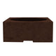 Prism Hardscapes Piazza Concrete Gas Fire Pit, 39x39-Inch