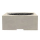 Prism Hardscapes Piazza Concrete Gas Fire Pit, 39x39-Inch