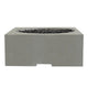 Prism Hardscapes Piazza Concrete Gas Fire Pit, 39x39-Inch