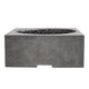 Prism Hardscapes Piazza Concrete Gas Fire Pit, 39x39-Inch