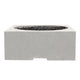 Prism Hardscapes Piazza Concrete Gas Fire Pit, 39x39-Inch